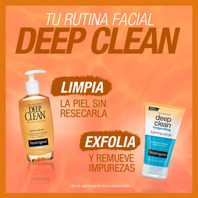 Neutrogena Deep Clean Facial Cleanser 6.7 fl. oz in a bathroom setting