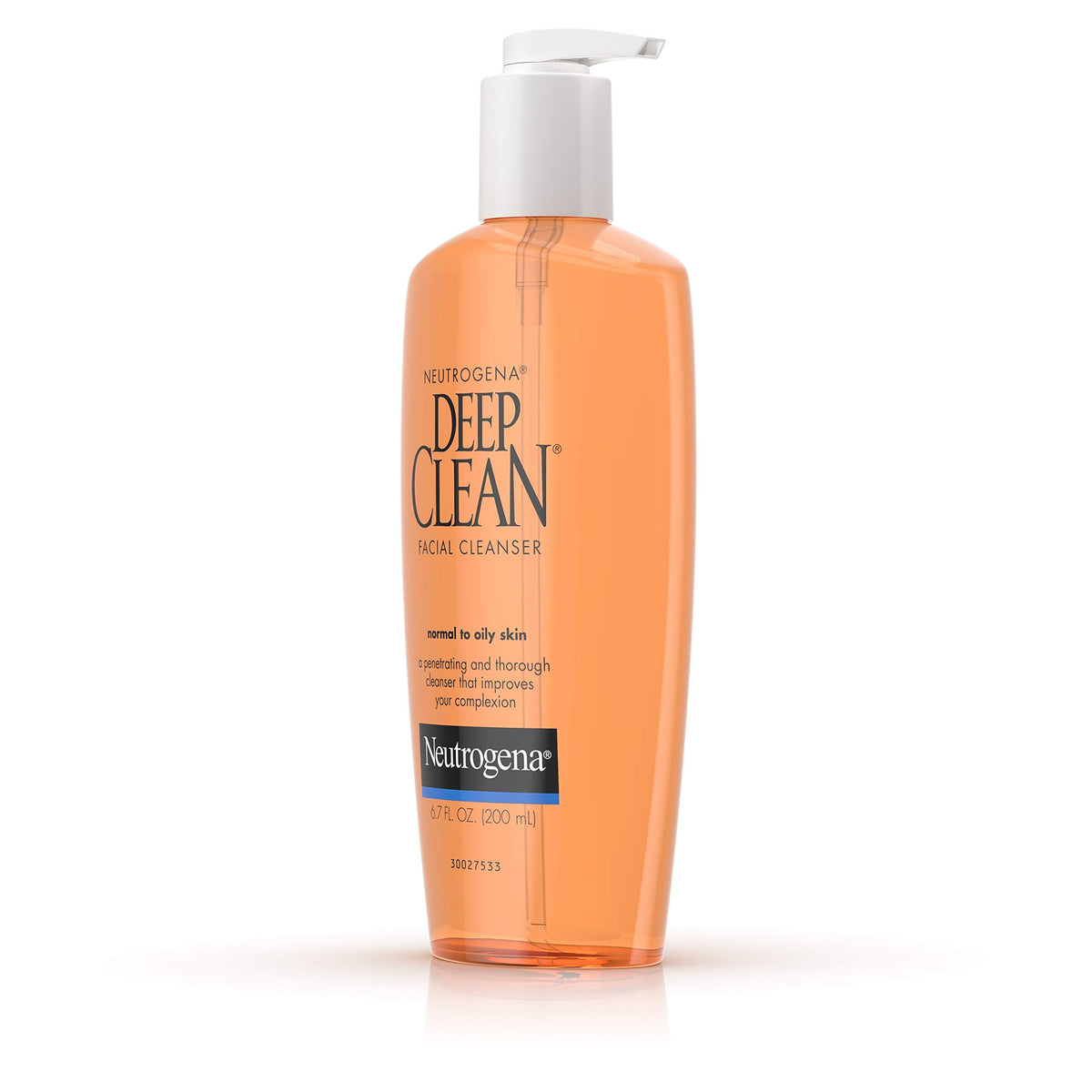 Neutrogena Deep Clean Facial Cleanser 6.7 fl. oz with a towel