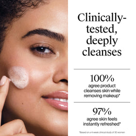 Neutrogena Fresh Foaming Facial Cleanser application on hands