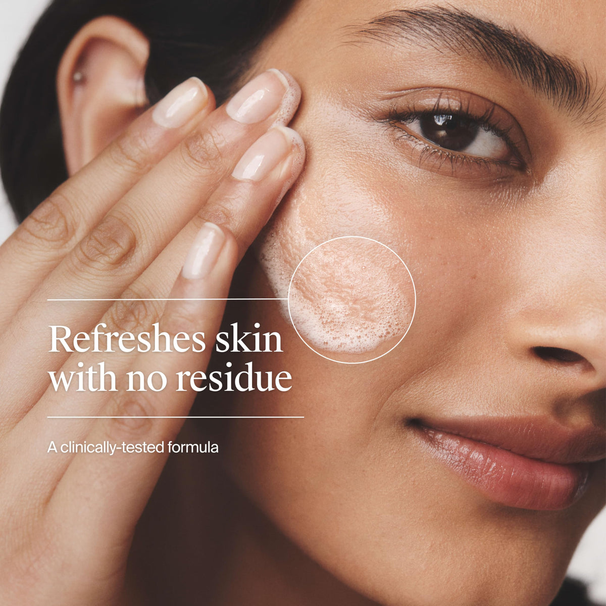 Neutrogena Fresh Foaming Facial Cleanser texture close-up