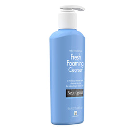 Neutrogena Fresh Foaming Gentle Daily Facial Cleanser application on skin
