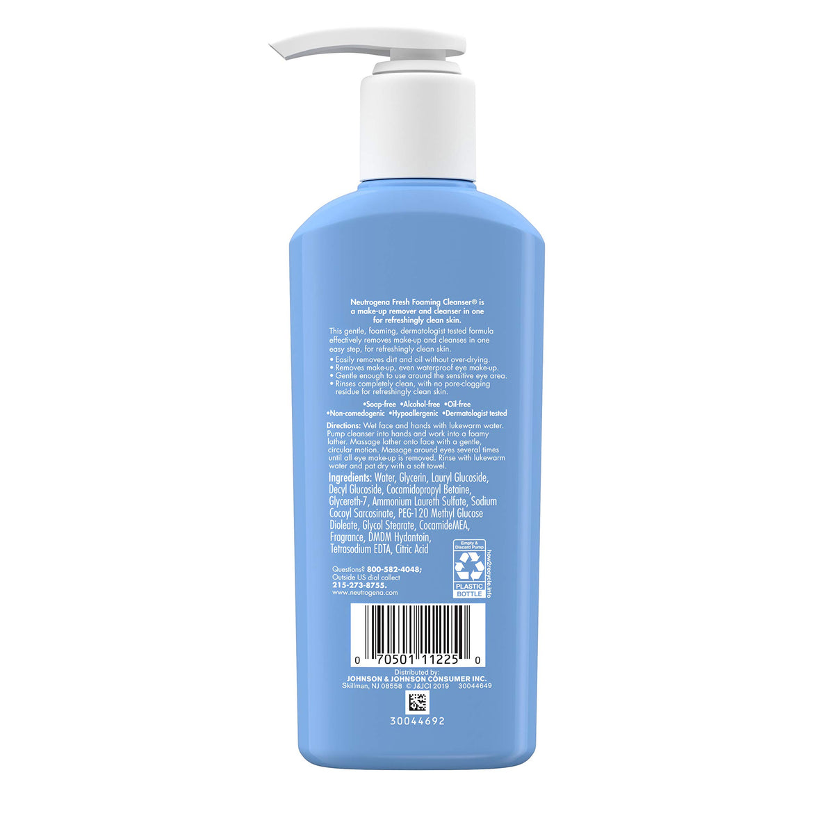 Neutrogena Fresh Foaming Gentle Daily Facial Cleanser packaging