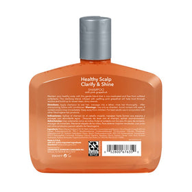Neutrogena Healthy Scalp Shampoo bottle with pink grapefruit design