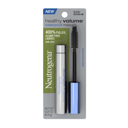 Neutrogena Healthy Volume Waterproof Mascara Black/Brown front view