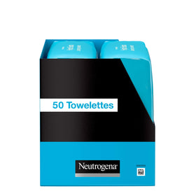 Neutrogena Hydro support Facial Cleansing Wipes with makeup products