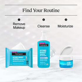 Neutrogena Hydro support Gel Cleanser 0.5 fl. oz packaging