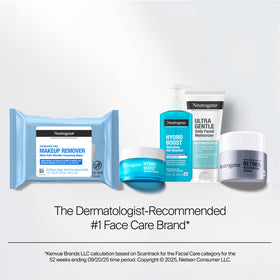 Neutrogena Hydro support Gel Cleanser in use during skincare routine