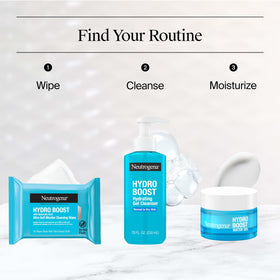 Neutrogena Hydro support Hydrating Gel Cleanser texture close-up