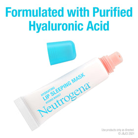 Neutrogena Hydro support Hydrating Lip Sleeping Mask application on lips