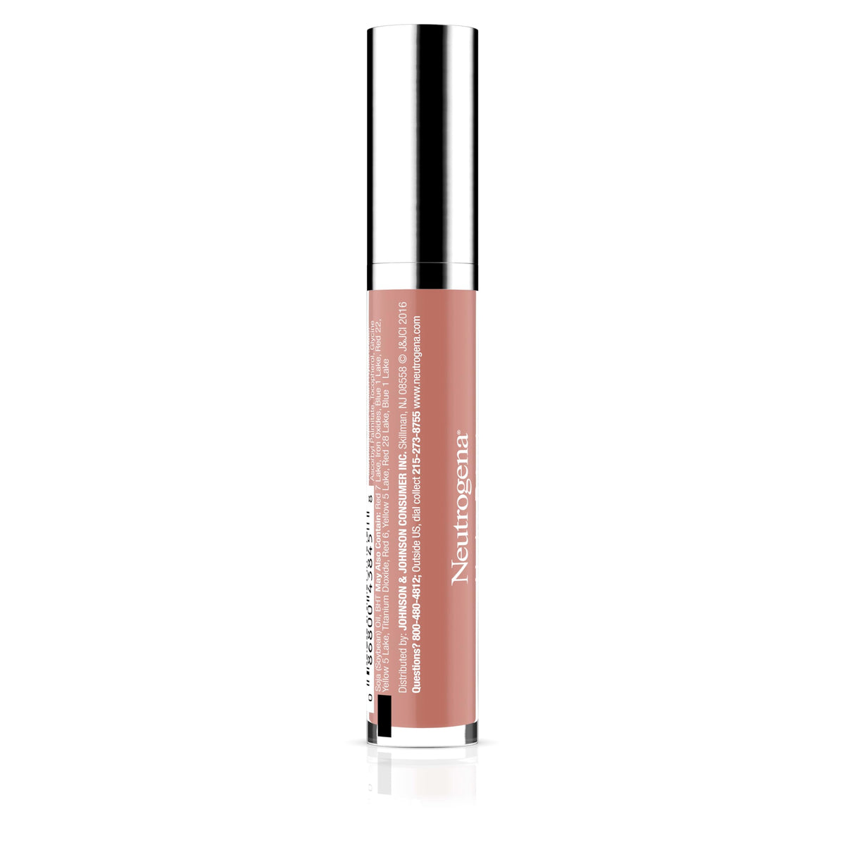 Neutrogena Hydro support Lip Gloss Berry Brown application on lips
