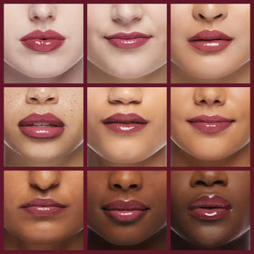 Neutrogena Hydro support Lip Gloss Soft Mulberry swatch on skin
