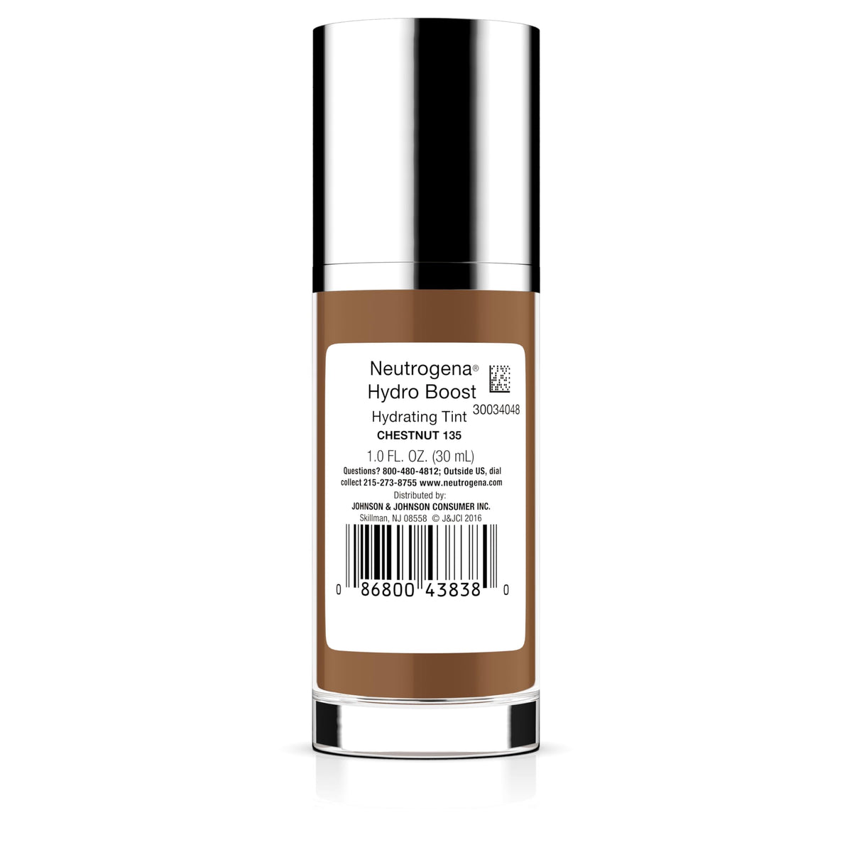 Neutrogena Hydro support Tint Foundation 135 Chestnut close-up of texture