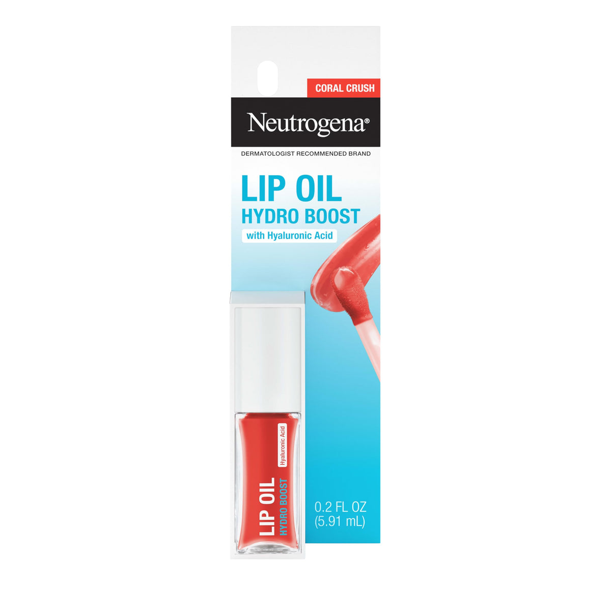 Neutrogena Hydro support Tinted Lip Oil Coral Crush with other lip care products