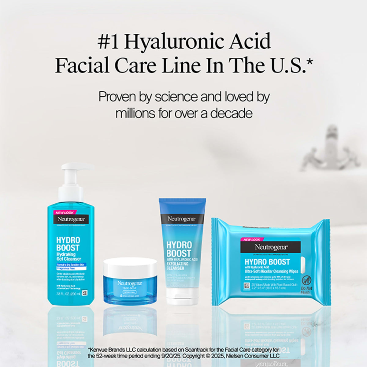 Neutrogena Hydro support Water Cream applied on skin