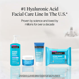 Neutrogena Hydro support Water Cream applied on skin