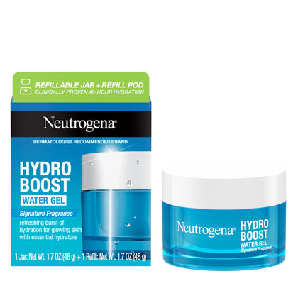 Neutrogena Hydro support Water Gel Face Moisturiser Starter Kit front view