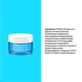 Neutrogena Hydro support Water Gel Moisturiser and Cleanser on bathroom shelf