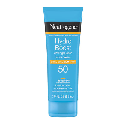 Neutrogena Hydro support Water Gel Sunscreen SPF 50 front view