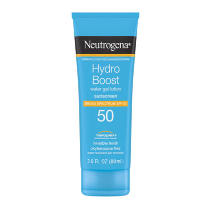 Neutrogena Hydro support Water Gel Sunscreen SPF 50 front view