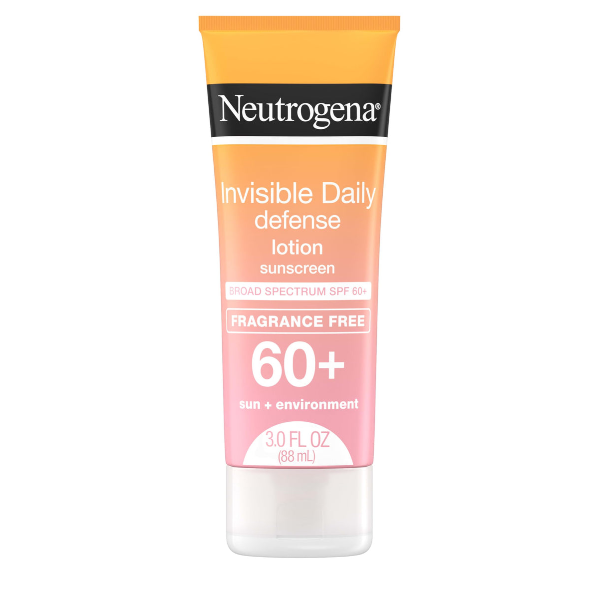 Neutrogena Invisible Daily Defense Sunscreen Lotion SPF 60+ front view