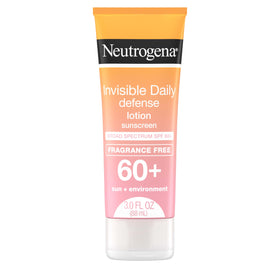 Neutrogena Invisible Daily Defense Sunscreen Lotion SPF 60+ front view