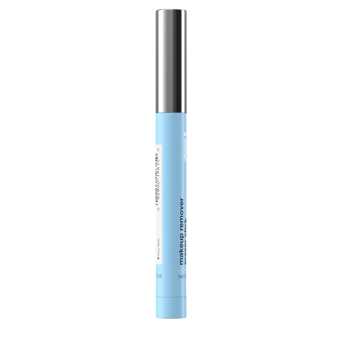 Neutrogena Makeup Remover Eraser Stick being used on lipstick