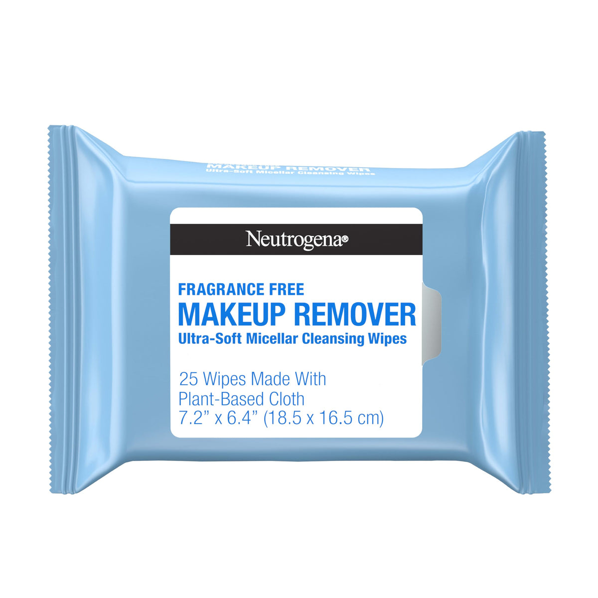 Neutrogena Makeup Remover Wipes 25 Ct front view