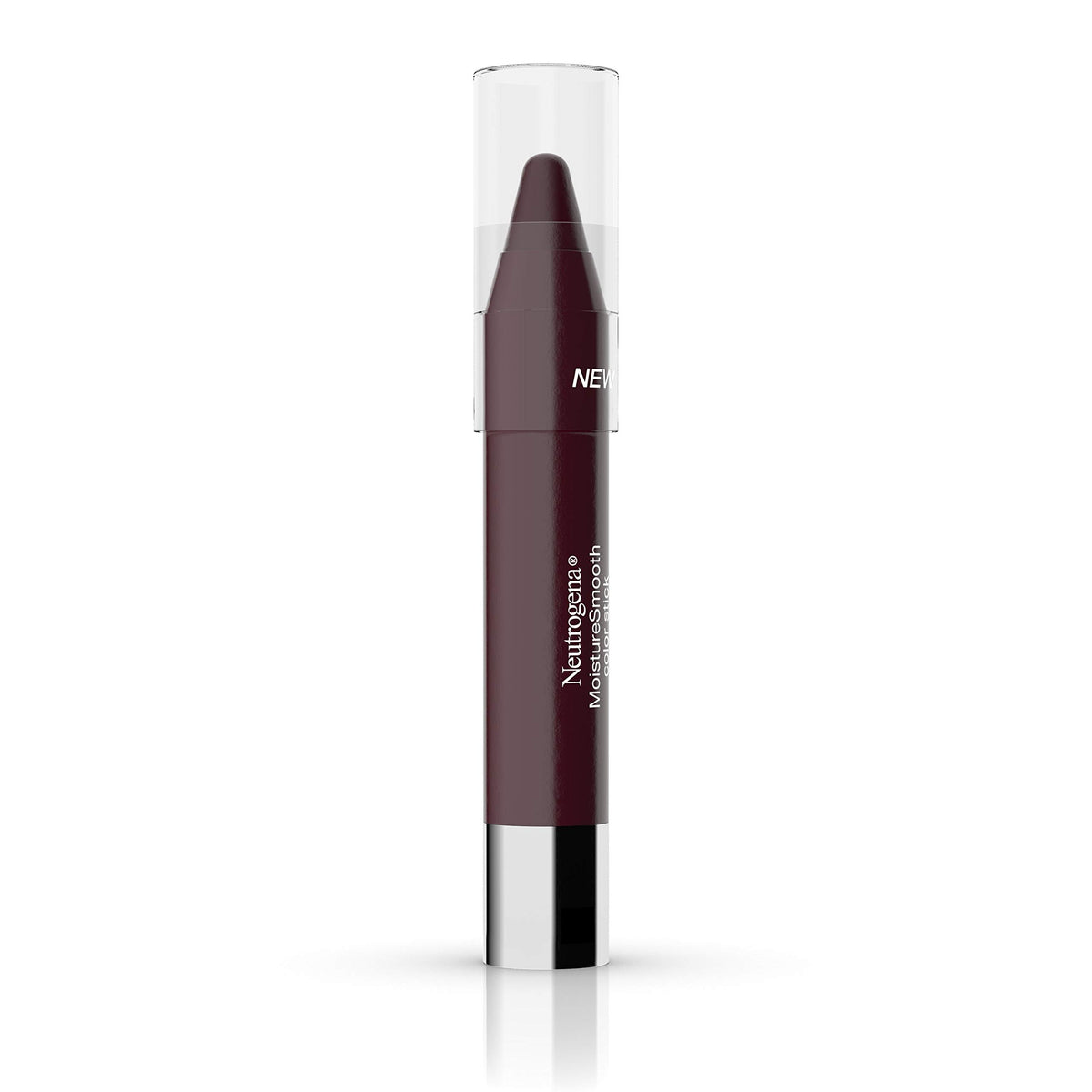 Neutrogena MoistureSmooth Color Stick Deep Plum in hand