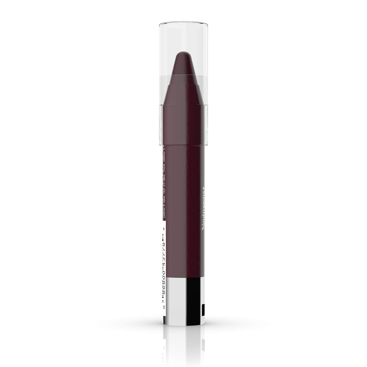 Neutrogena MoistureSmooth Color Stick Deep Plum with shea butter ingredients