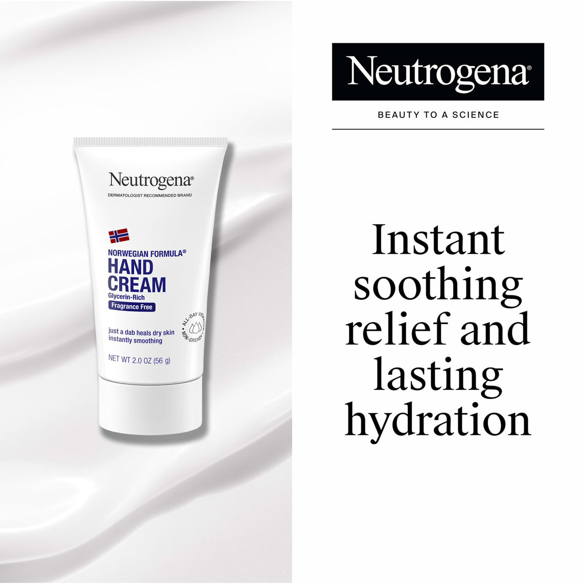 Neutrogena Norwegian Formula Hand Cream tube side view