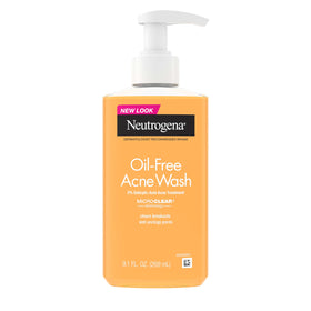 Neutrogena Oil-Free Acne Face Wash 9.1 fl. oz front view