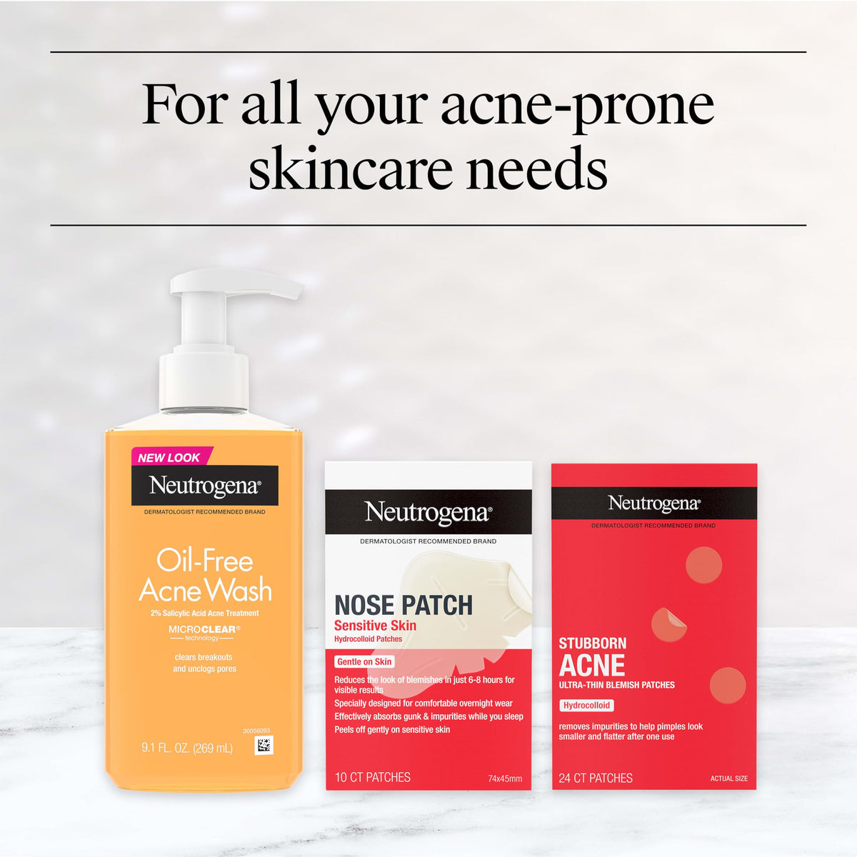Neutrogena Oil Free Acne Face Wash ingredients list