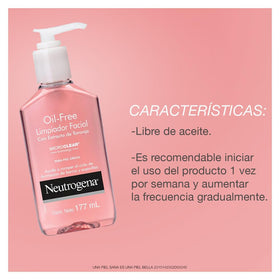 Neutrogena Oil-Free Acne Wash Pink Grapefruit pump top