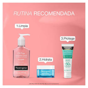 Neutrogena Oil-Free Acne Wash Pink Grapefruit side view