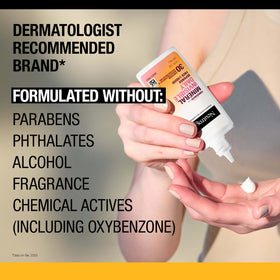 Neutrogena Purescreen+ Mineral Sunscreen Face SPF 30 application on skin
