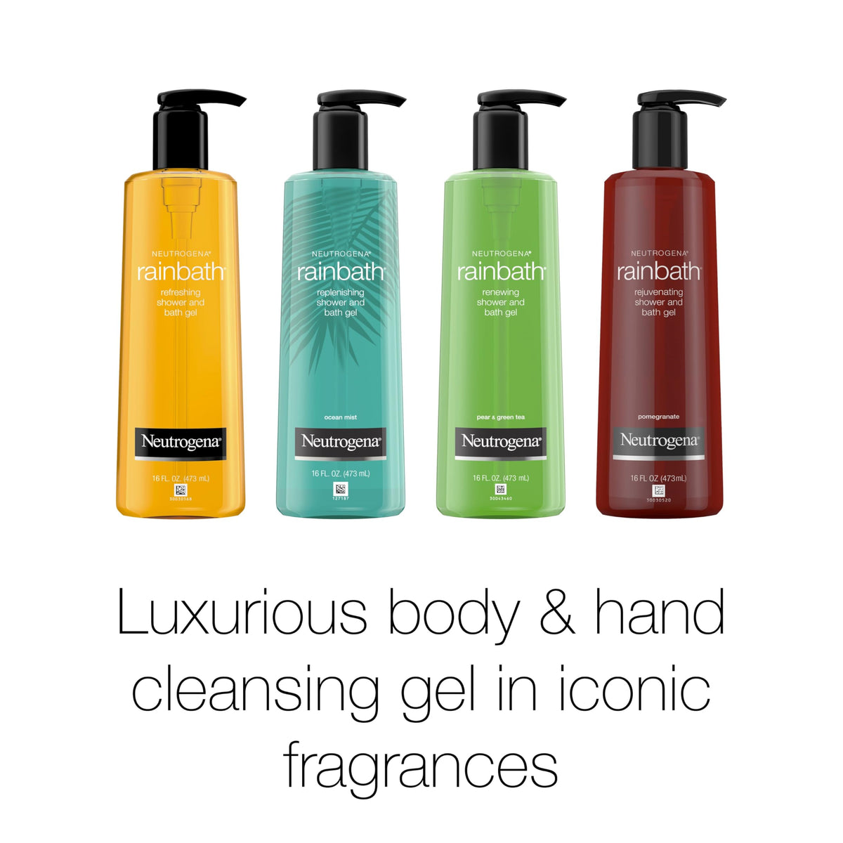 Neutrogena Rainbath Shower Gel packaging details