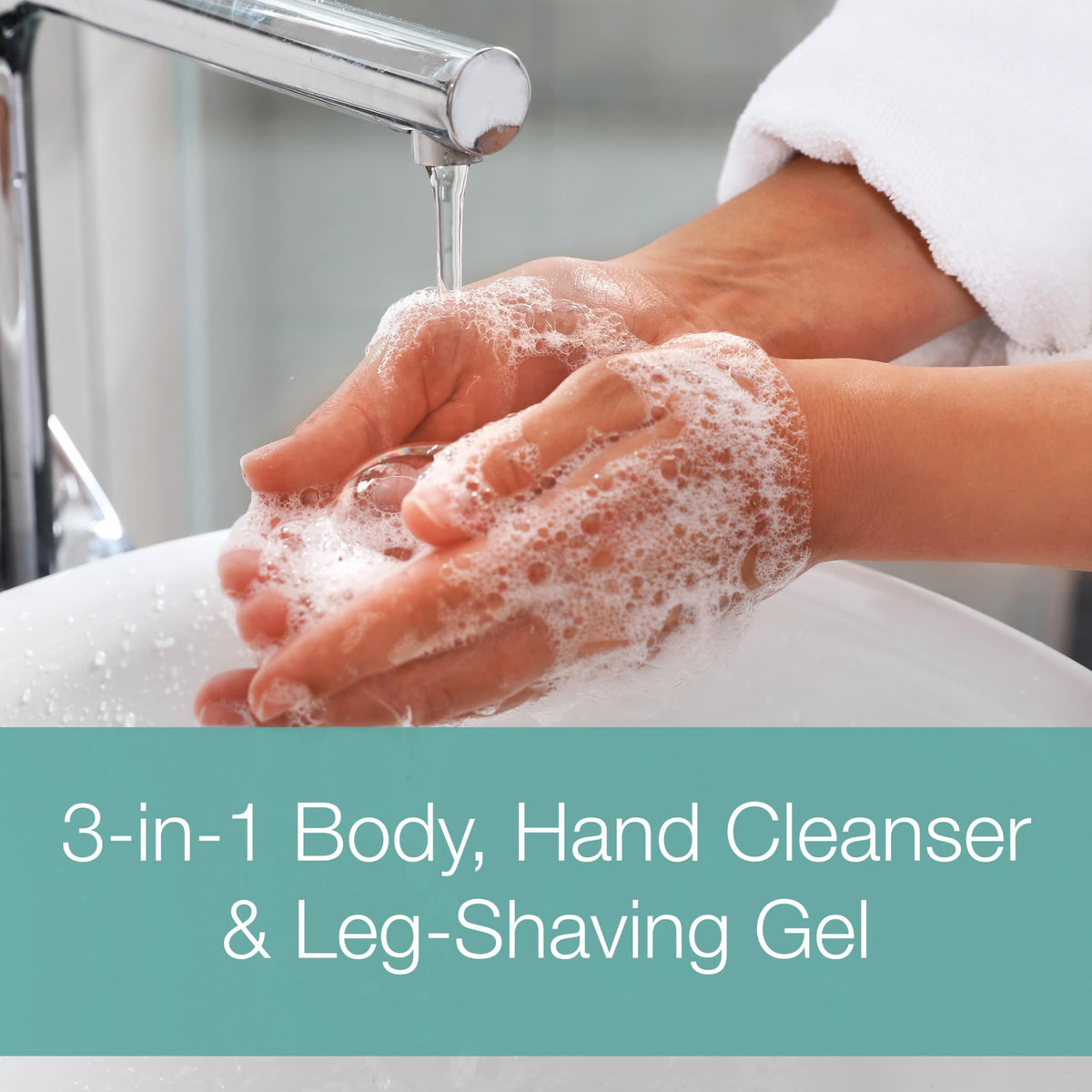 Neutrogena Rainbath Shower Gel with a washcloth
