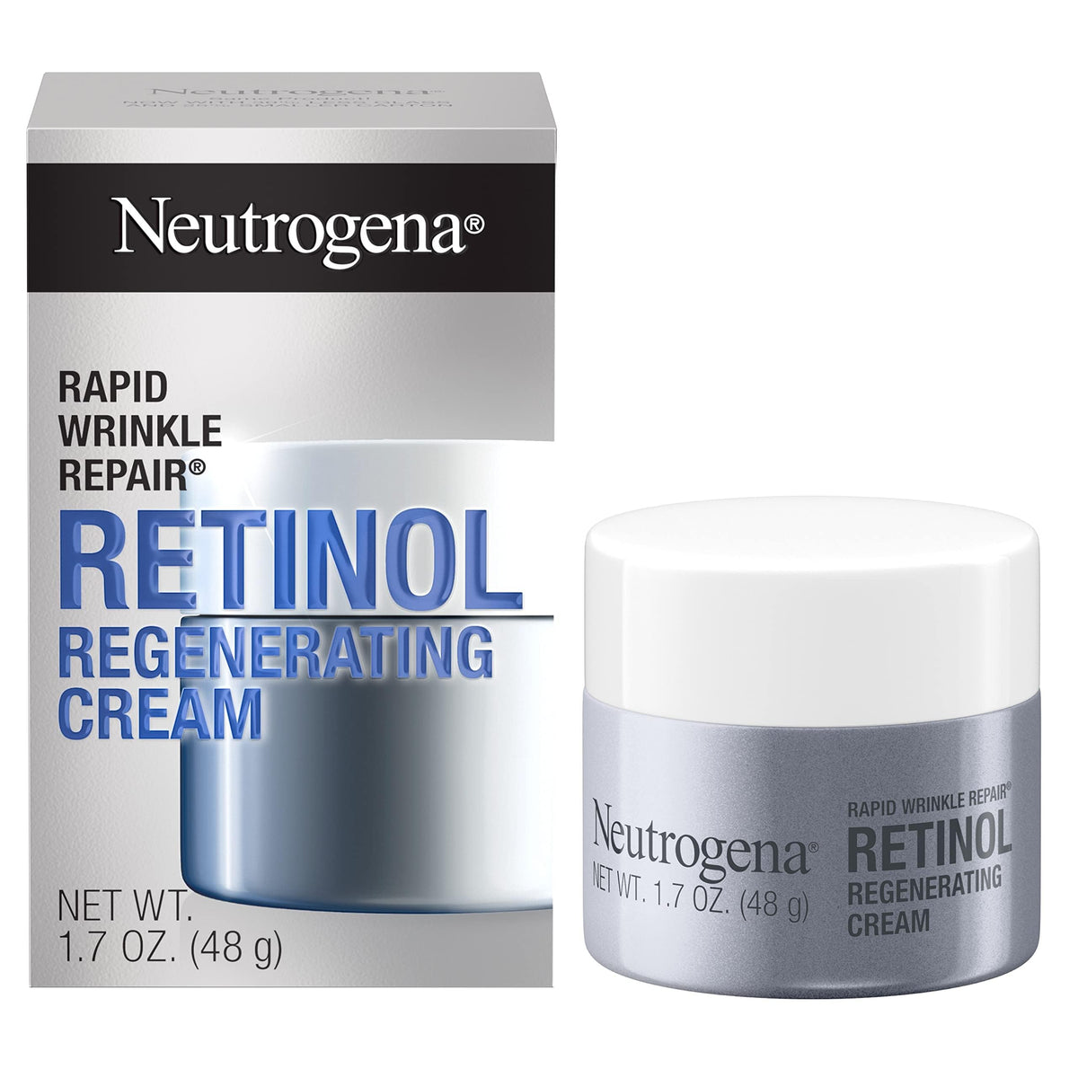 Neutrogena Rapid Wrinkle Repair Face Cream 1.7 oz front view