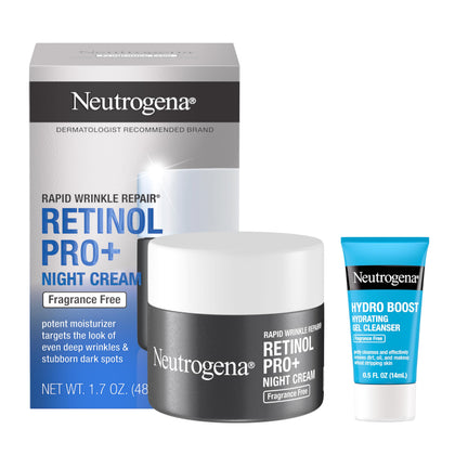 Neutrogena Rapid Wrinkle Repair Pro+ Night Cream 1.7 oz jar front view