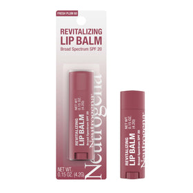 Neutrogena Revitalizing Tinted Lip Balm SPF 20 in Sheer Fresh Plum front view