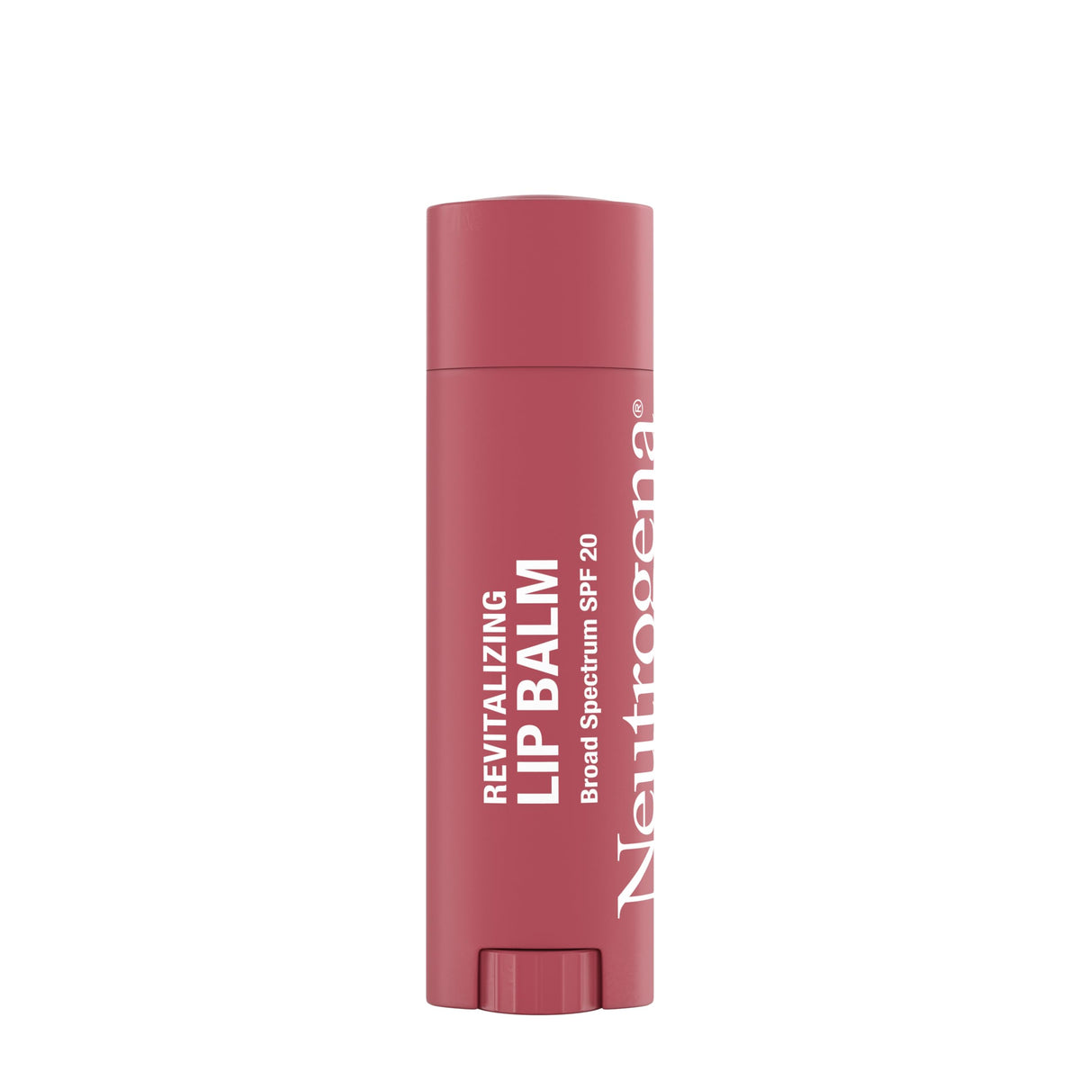 Neutrogena Revitalizing Tinted Lip Balm SPF 20 packaging close-up