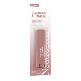 Neutrogena Revitalizing Tinted Lip Balm SPF 20 with sun protection label