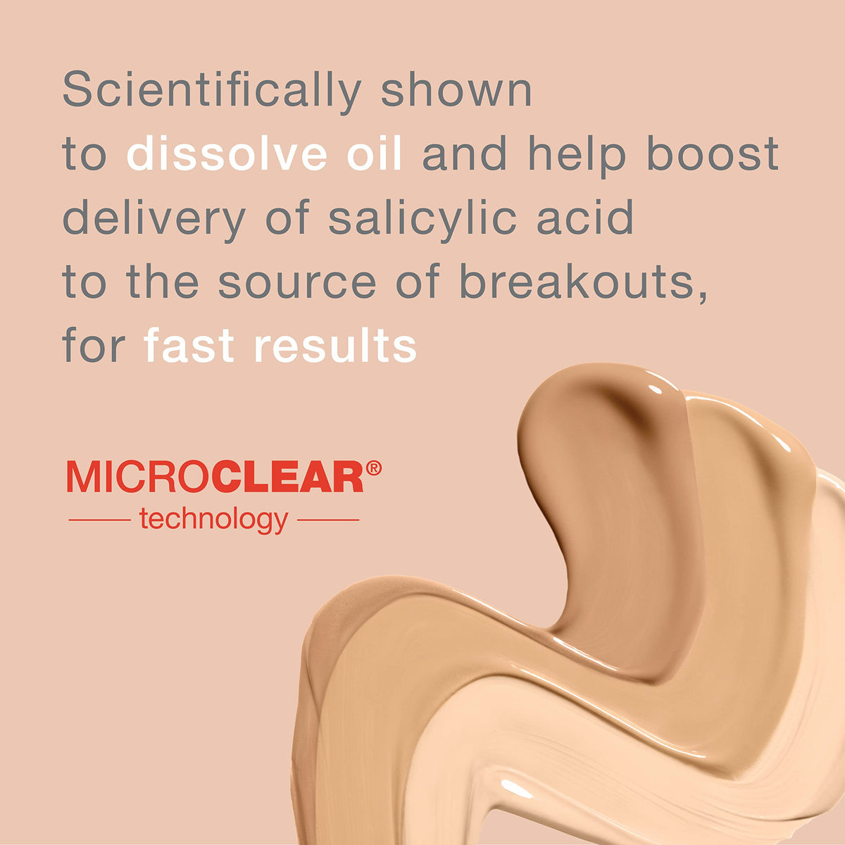 Neutrogena SkinClearing Liquid Foundation 80 Medium Beige with applicator