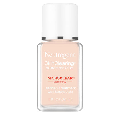Neutrogena SkinClearing Liquid Foundation Natural Ivory 20 front view