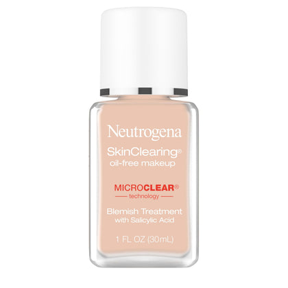 Neutrogena SkinClearing Liquid Foundation Soft Beige 50 front view