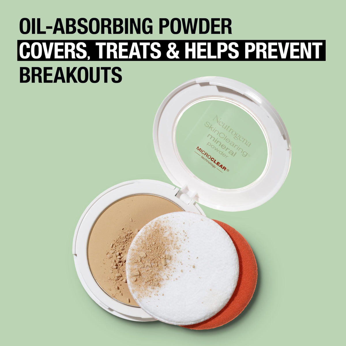 Neutrogena SkinClearing Powder applicator included