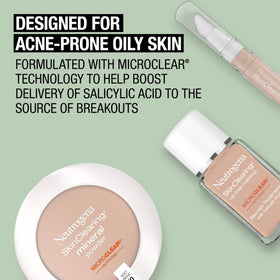 Neutrogena SkinClearing Powder with ingredients list