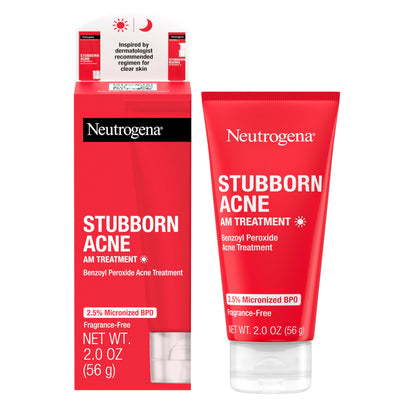 Neutrogena Stubborn Acne AM 2.0 oz front view