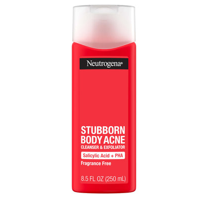 Neutrogena Stubborn Acne Body Wash 8.5 oz front view