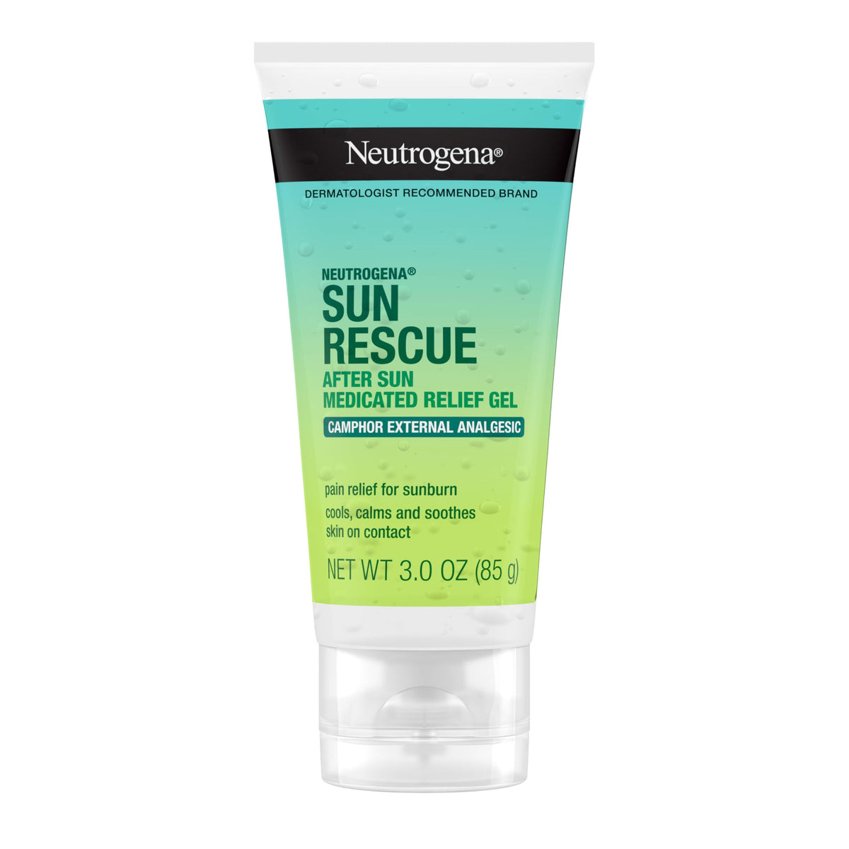 Neutrogena Sun Rescue After Sun Relief Gel 3 oz front view
